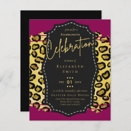 Lámina LeahG Bonito Girly Bachelorette Glam Animal Prints