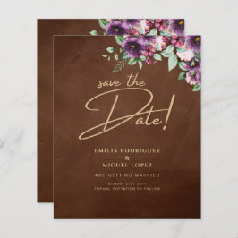 Lámina LeahG Brown Berry Plum Purple Boda Caer Invierno