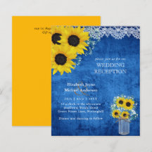 LeahG Budget Wedding RECEPCIÓN Rústicos Sunflowers