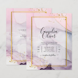 Lámina LeahG Pink Purple Lavender Gold TINK Wedding INVIT