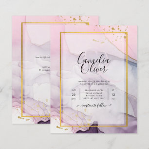 Lámina LeahG Pink Purple Lavender Gold TINK Wedding INVIT