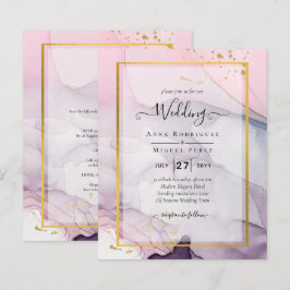Lámina LeahG Pink Purple Lavender Gold TINK Wedding INVIT
