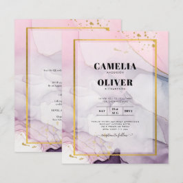 Lámina LeahG Pink Purple Lavender Gold TINK Wedding INVIT