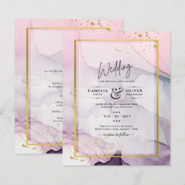 Lámina LeahG Pink Purple Lavender Gold TINK Wedding INVIT