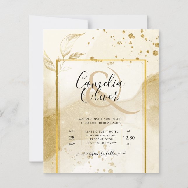Lámina LeahG Resumen del BODA de Perla Dorada de Alcohol  (Anverso)