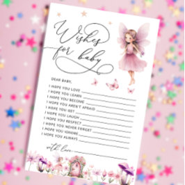 Lámina Leche de flores silvestres Baby Shower quiere tarj