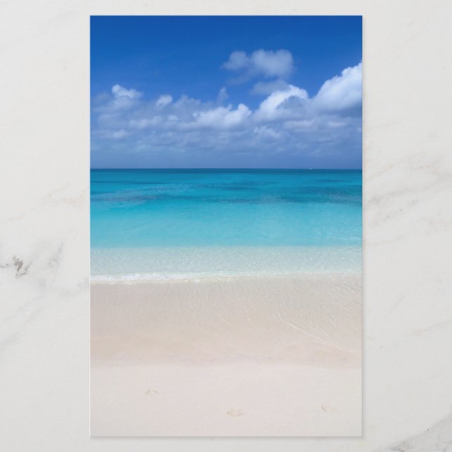 Lámina Leeward Beach | Foto de Turcas y Caicos (Anverso)