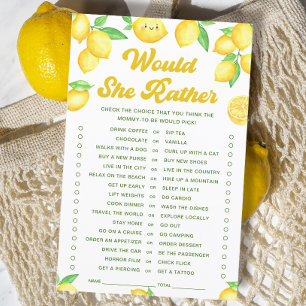 Lámina Lemon Baby Shower Prefiere Jugar
