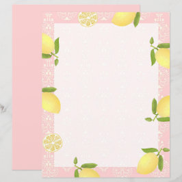 Lámina Lemon Motif Love Peach
