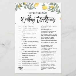 Lámina Lemon Por Qué Hacemos Ese Juego De Tradiciones Bod