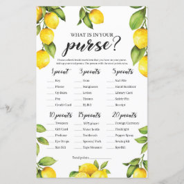 Lámina Lemones Frescos Qué Hay En Su Depósito De Bebé