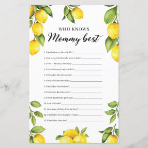 Lámina Lemones modernos que conocen a mi mamá como mejor 