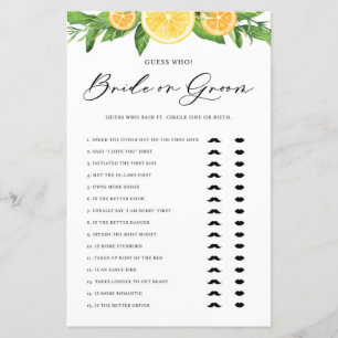 Lámina Lemones y Naranjas dijo que dijo que era novia o n