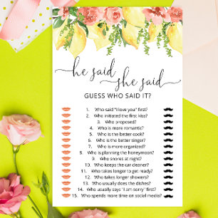 Lámina Lemons Dijo Que Dijo Que Había Jugado A La Ducha D