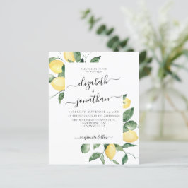 Lámina Lemons Fruit Summer Botanical Budget Boda