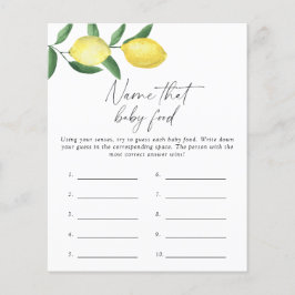 Lámina Lemons - Nombra a ese juego de la ducha de comida 