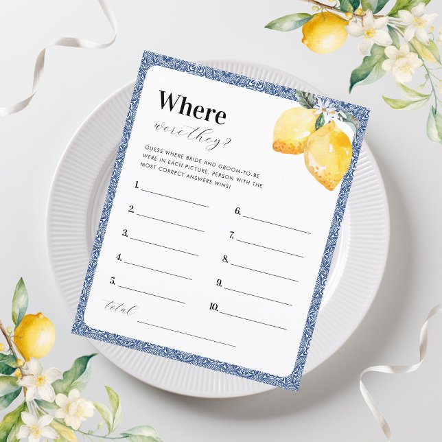 Lámina Lemons & Tile Donde Estaban Los Juegos De Ducha De (Subido por el creador)