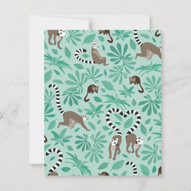 Lámina Lemur love mint leaves (Anverso)