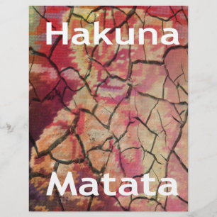 Lámina León elegante terrenal: Diseño texturado de Hakuna