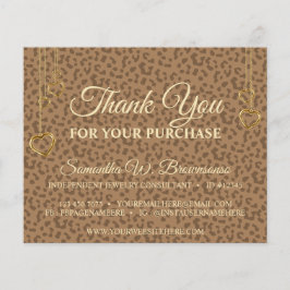 Lámina Leopardo de oro marrón texturizado gracias