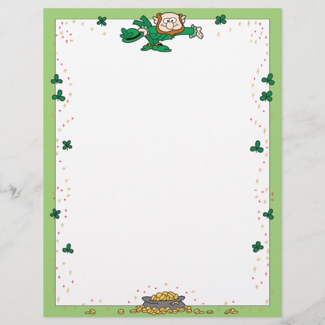 Lámina Leprechaun Letterhead (Anverso)