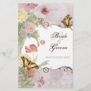 Lámina Les Fleurs Peony Rosa Tulip Floral Flowers Boda