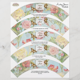 Lámina Les Fleurs Peony Rosa Tulip Floral Flowers Boda