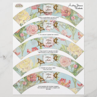 Lámina Les Fleurs Peony Rosa Tulip Floral Flowers Boda