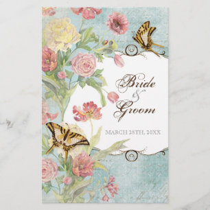 Lámina Les Fleurs Peony Rosa Tulip Floral Flowers Boda