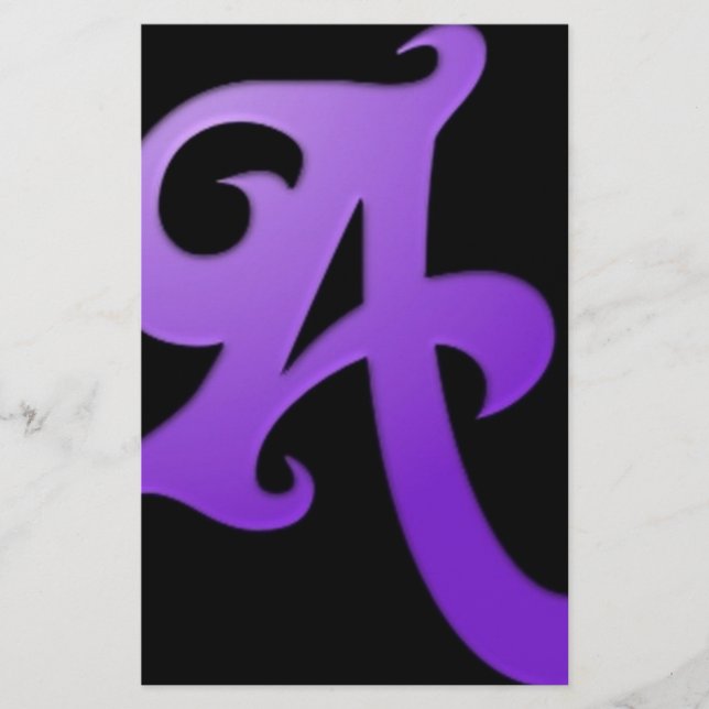 Lámina Letra A (Anverso)