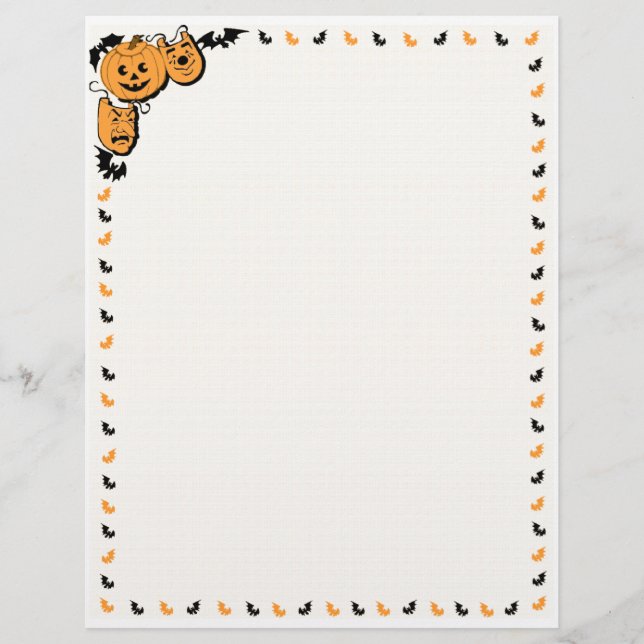 Lámina Letra de Halloween (Anverso)