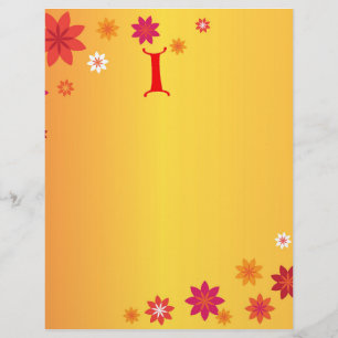 Lámina Letra I Letterhead