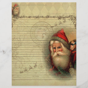 Lámina Letra joly Old St. Nicholas de Santa Paper