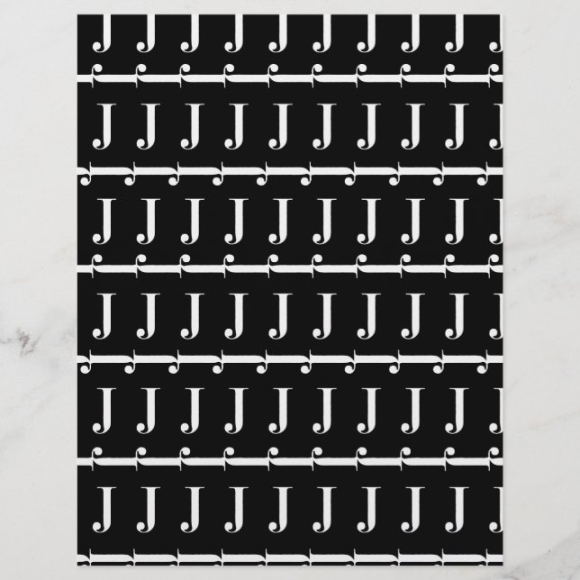 Lámina Letra monográfica inicial J (Anverso)