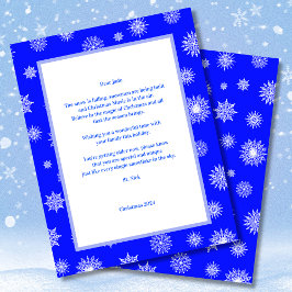 Lámina Letra St. Nick con copos de nieve