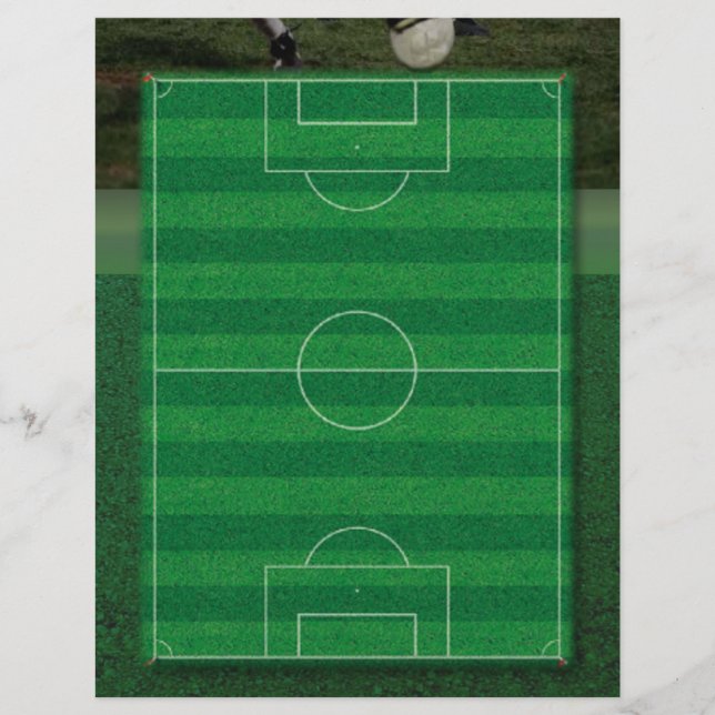 Lámina Letras de campo de fútbol (Anverso)