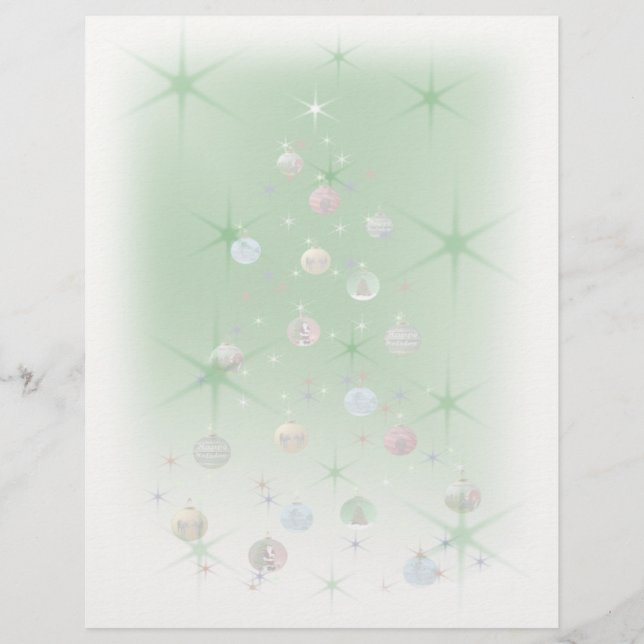 Lámina Letras de Navidades de árbol hueco (Anverso)