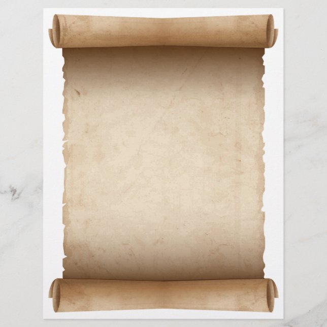 Lámina Letras de papel de desplazamiento (Anverso)