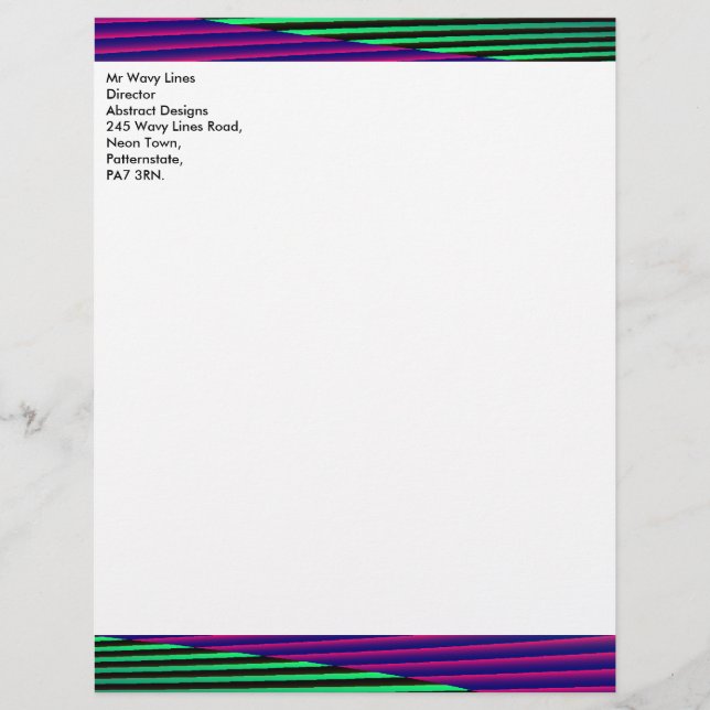 Lámina Letras de Personalizable de Neon Seas (Anverso)
