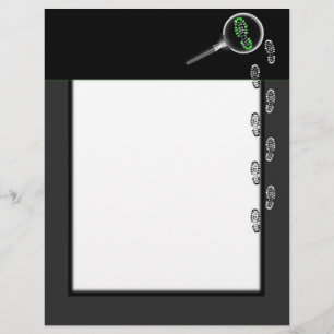 Lámina Letras del investigador de la escena del crimen