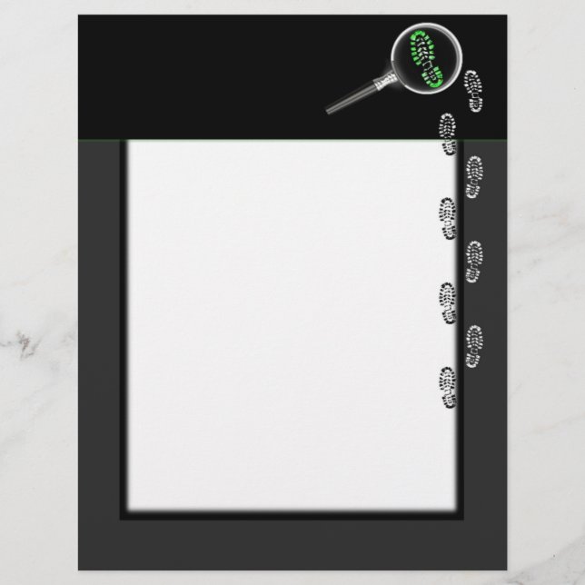 Lámina Letras del investigador de la escena del crimen (Anverso)