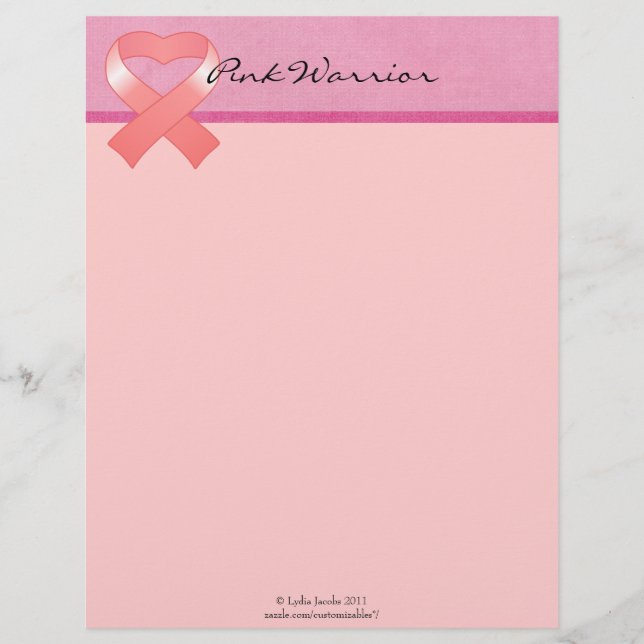 Lámina Letrero cardíaco rosado de cinta (Anverso)
