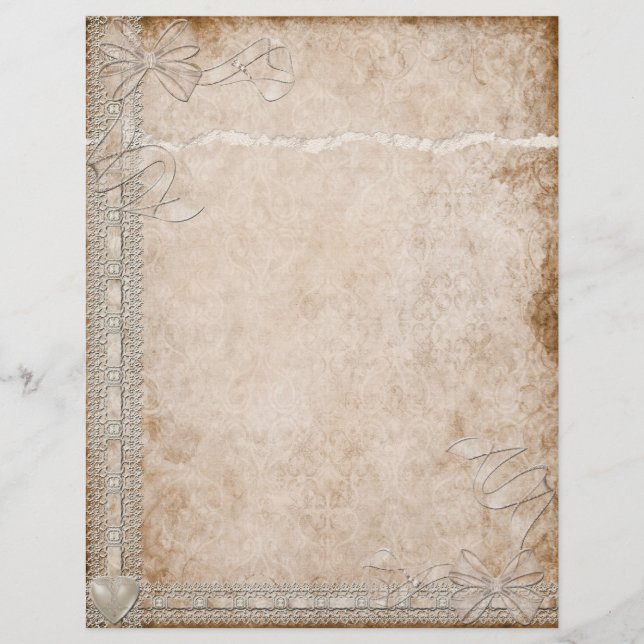 Lámina Letrero de encaje simple (Anverso)