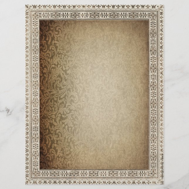 Lámina Letrero de papel pintado (Anverso)