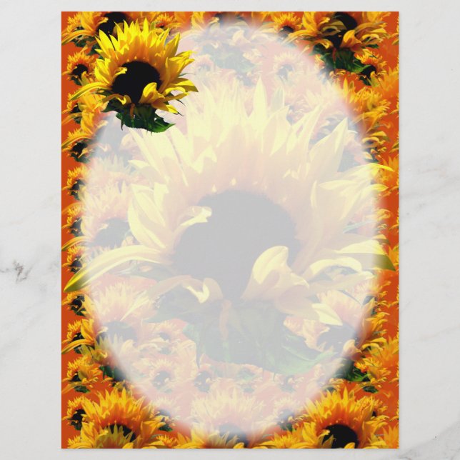 Lámina Letrero de Sunflower (Anverso)