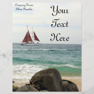 Lámina Letrero de velero