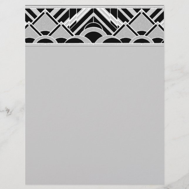 Lámina Letterhead Art Deco (Anverso)