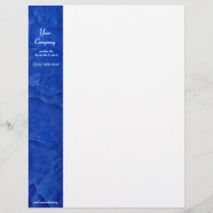 Lámina Letterhead azul toscana