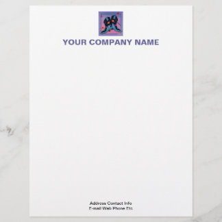 Lámina Letterhead - Boots Cowboy de medianoche
