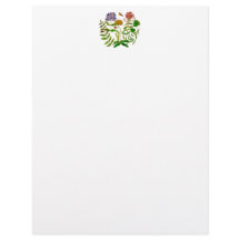 Letterhead con diseño de Ilustracion botánico